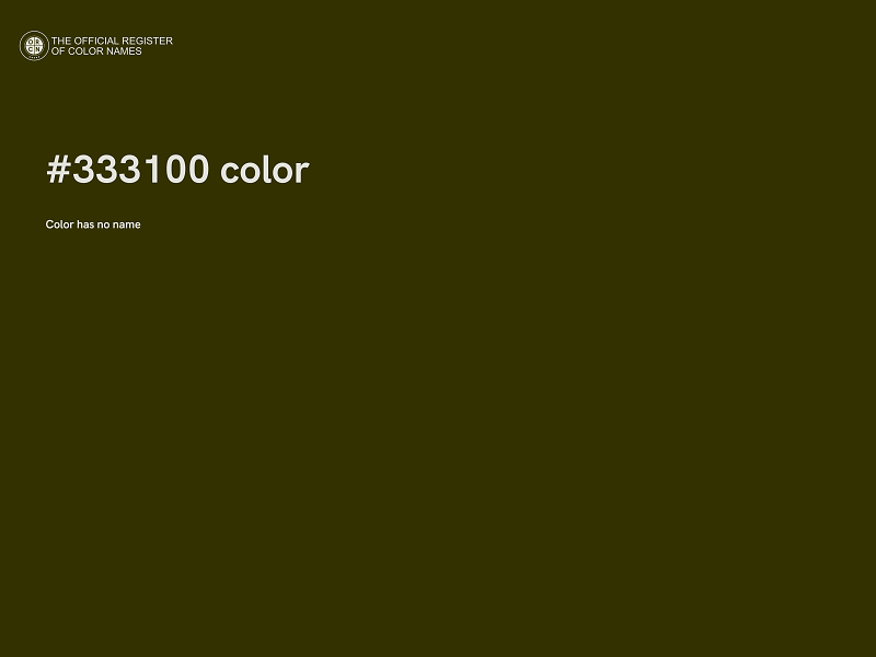 #333100 color image
