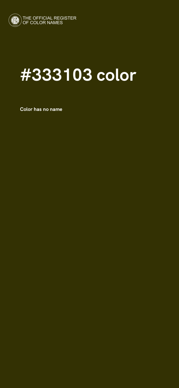 #333103 color image