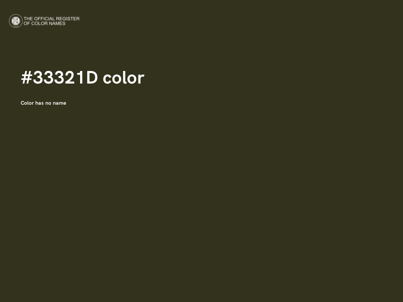 #33321D color image
