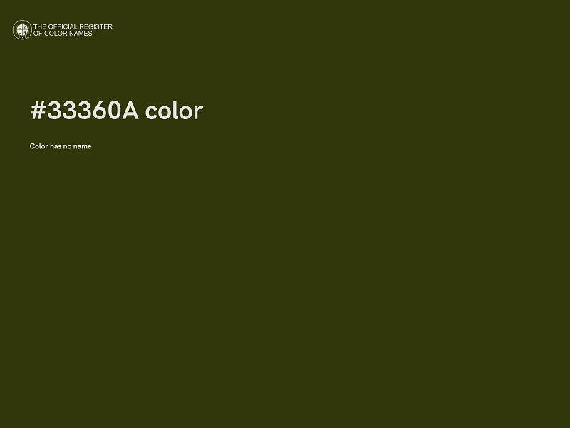 #33360A color image