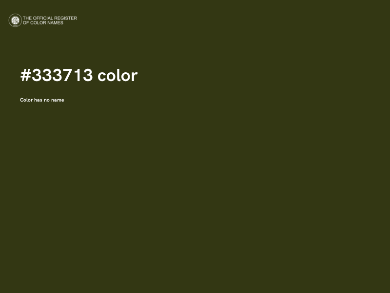 #333713 color image
