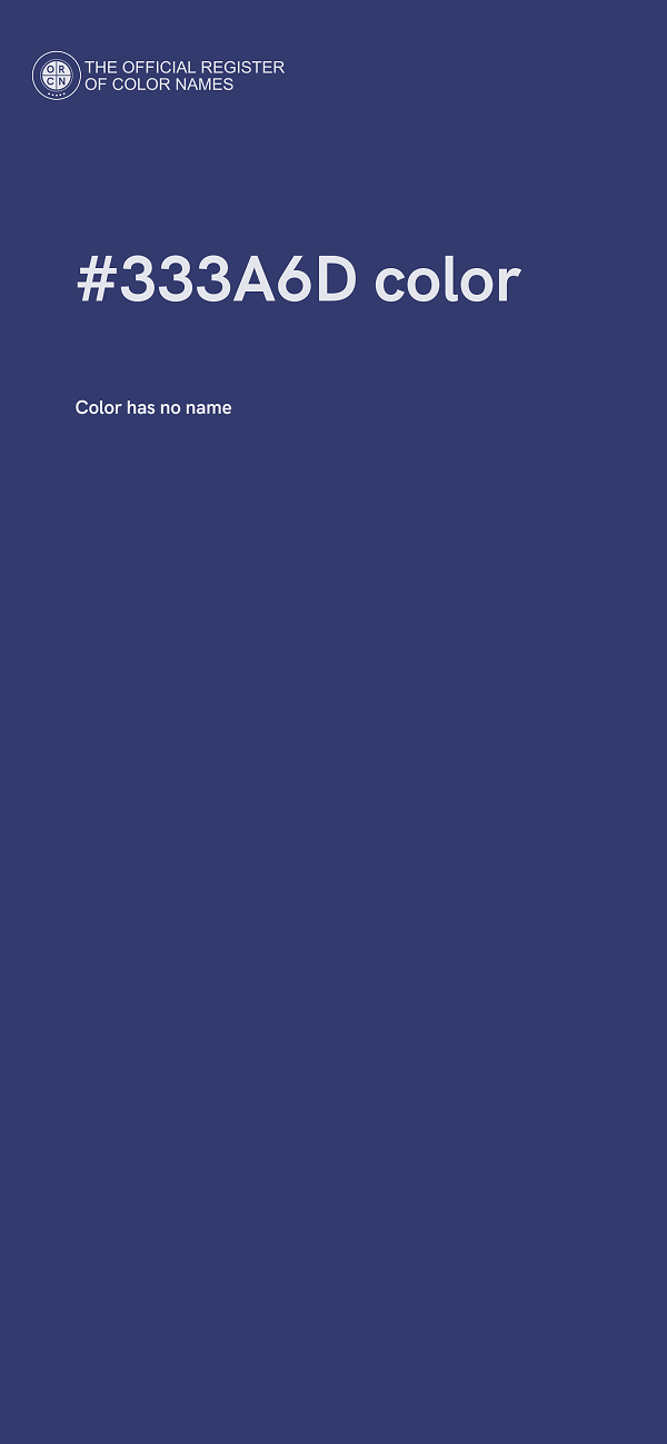 #333A6D color image
