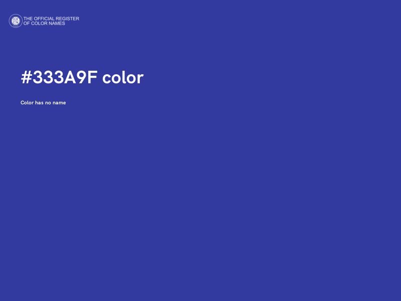 #333A9F color image