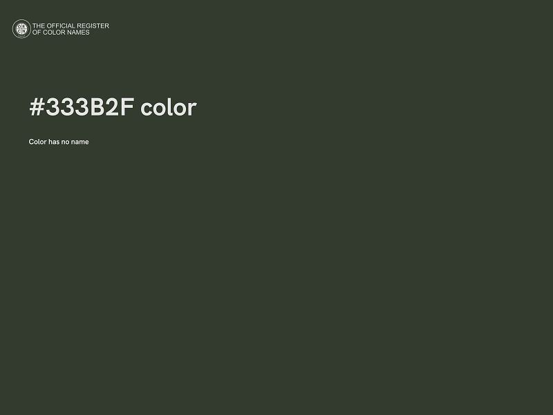 #333B2F color image