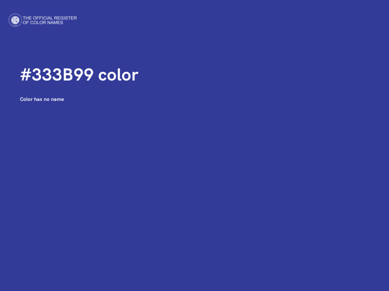 #333B99 color image
