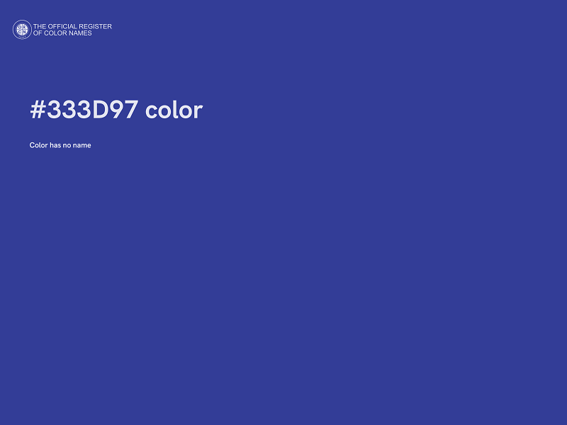 #333D97 color image
