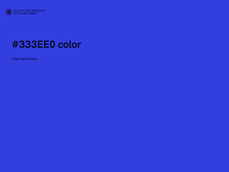 #333EE0 color image