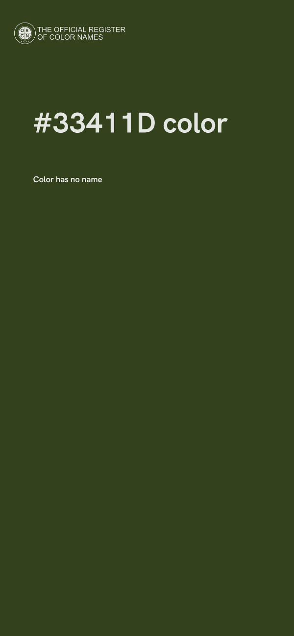 #33411D color image