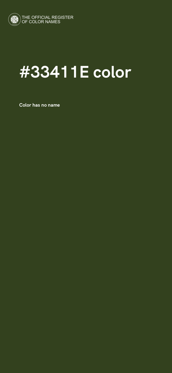 #33411E color image