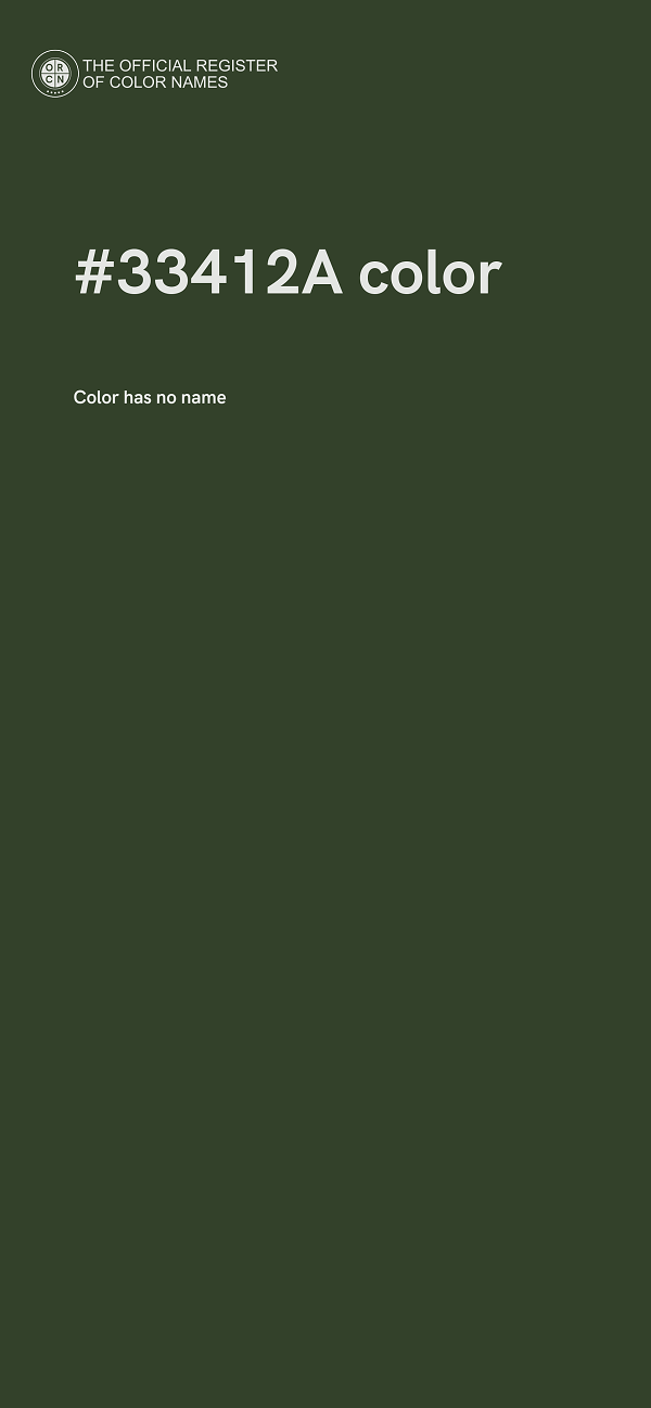 #33412A color image