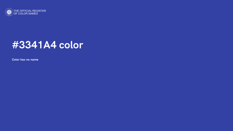 #3341A4 color image