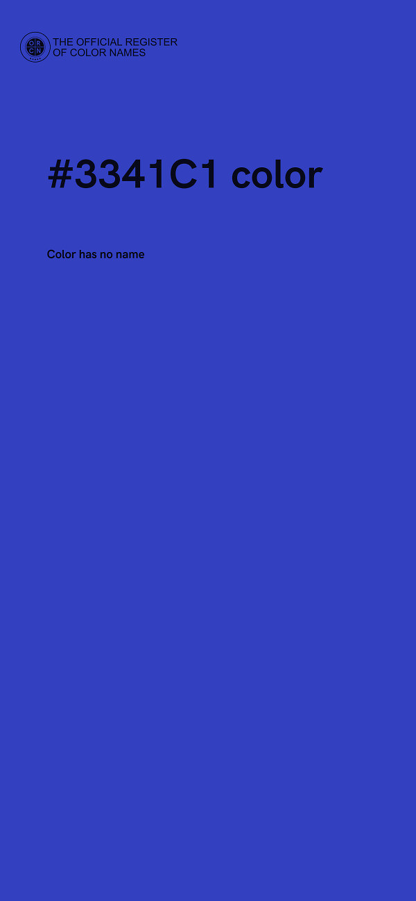 #3341C1 color image