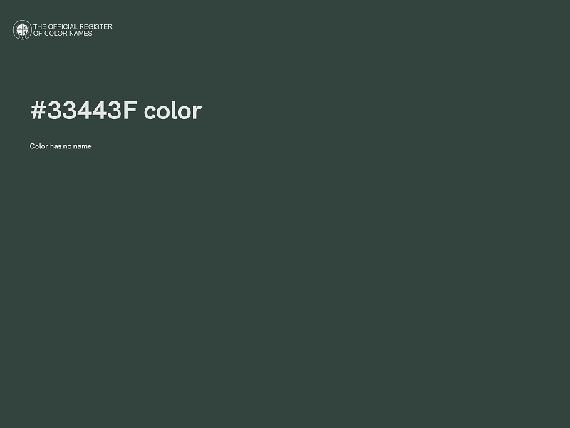 #33443F color image