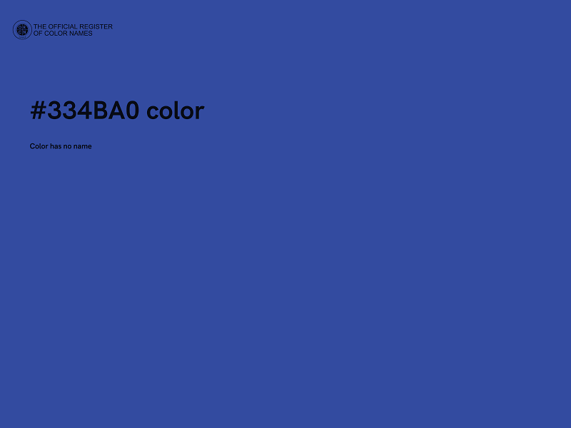 #334BA0 color image