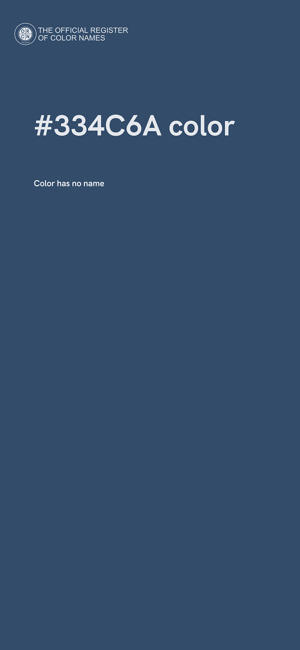 #334C6A color image