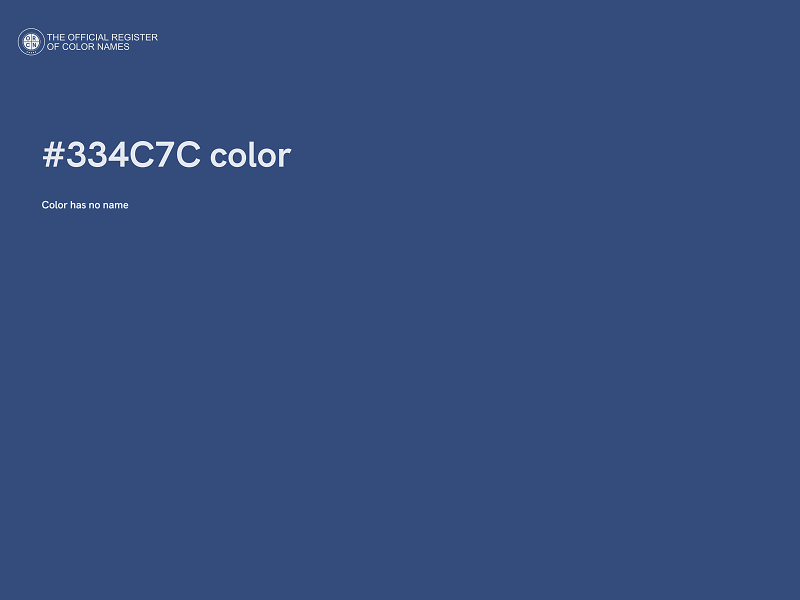 #334C7C color image