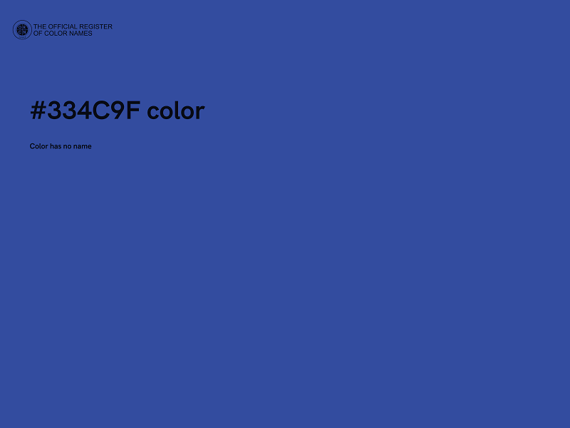 #334C9F color image