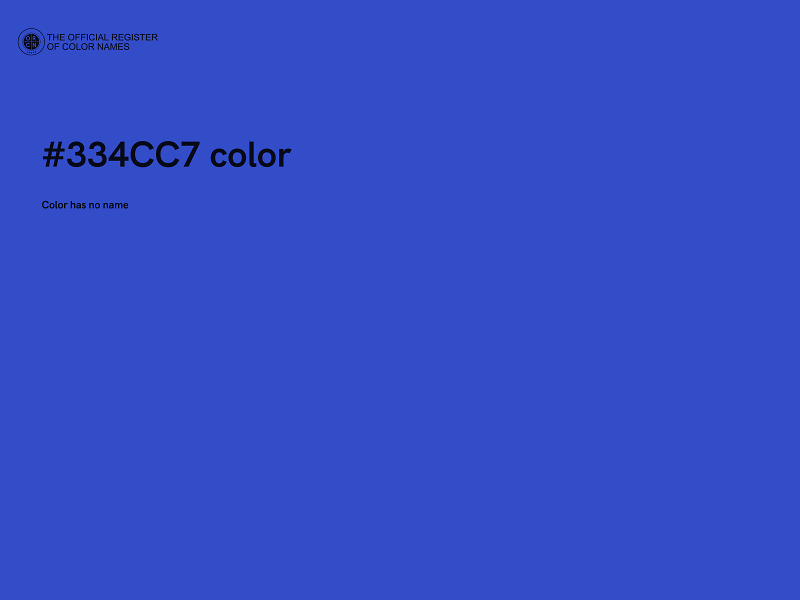 #334CC7 color image