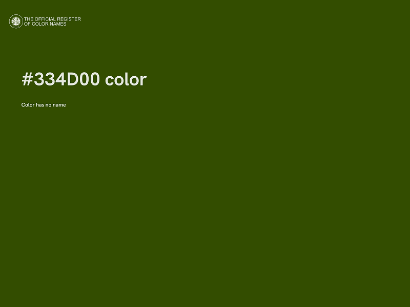 #334D00 color image