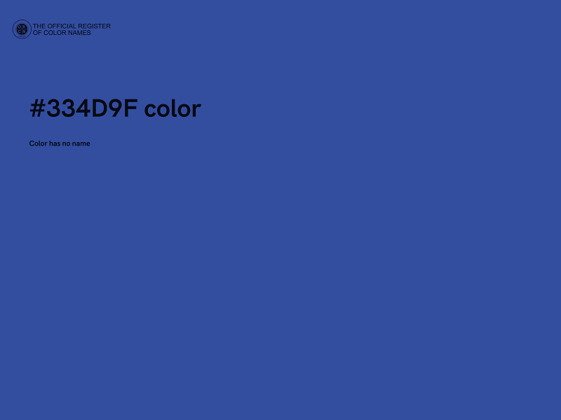 #334D9F color image