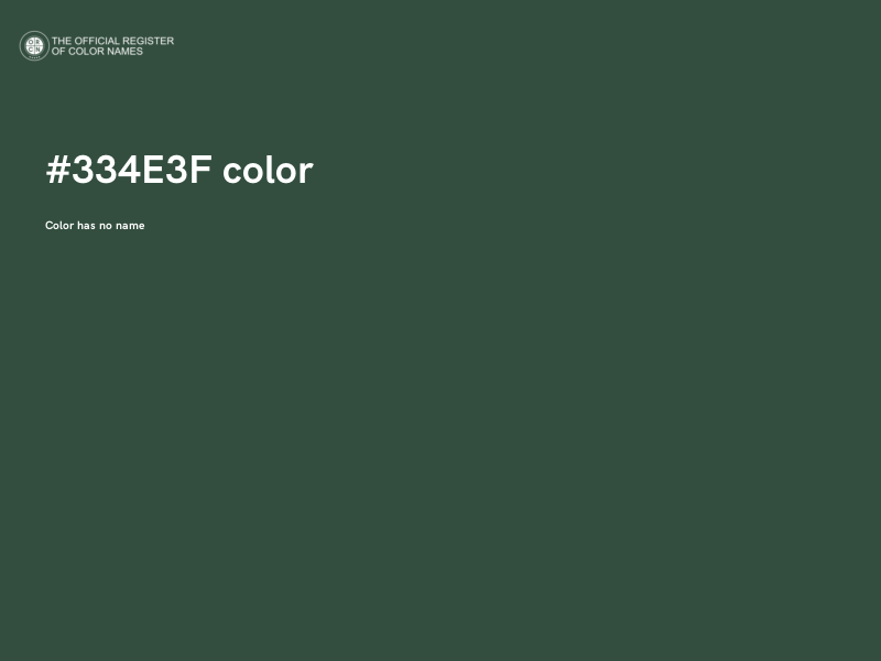 #334E3F color image
