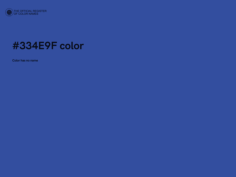 #334E9F color image