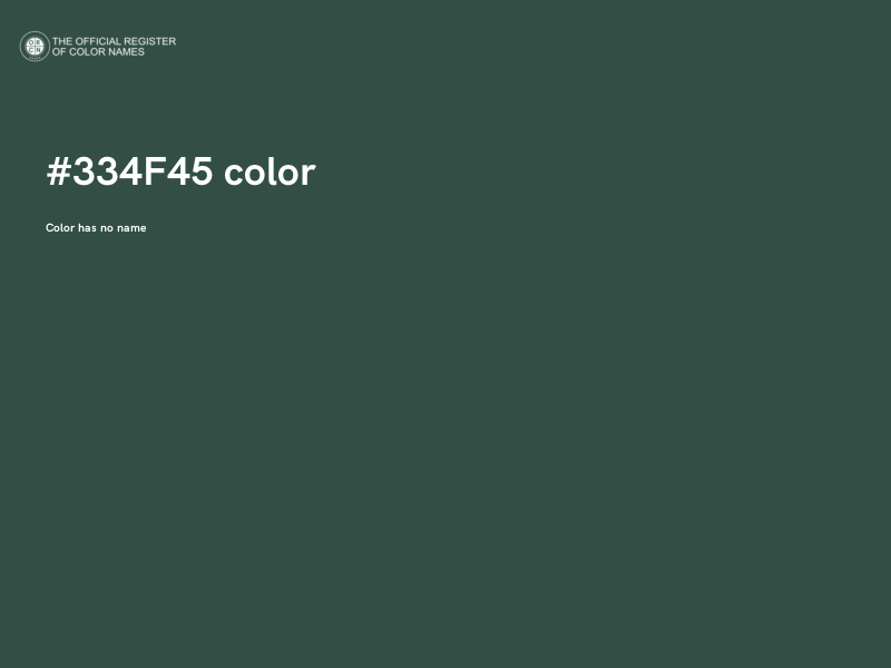 #334F45 color image