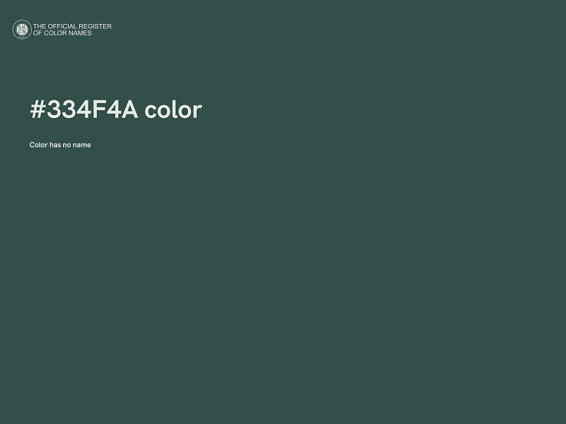 #334F4A color image