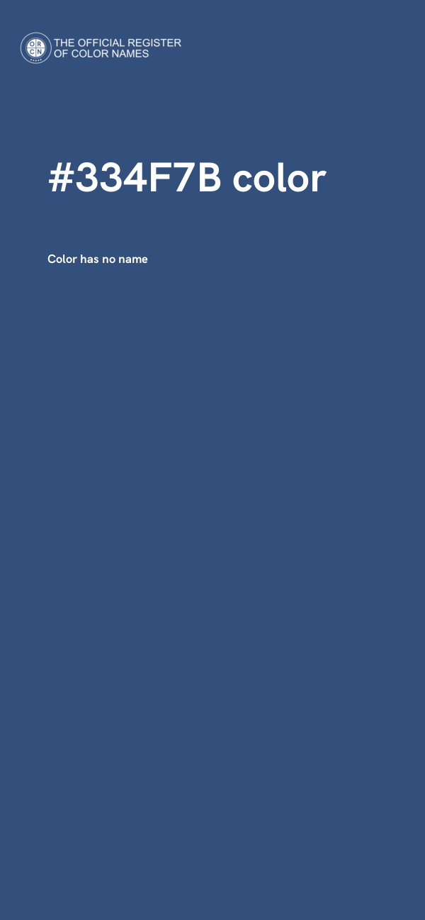 #334F7B color image