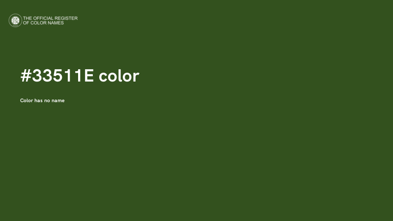 #33511E color image