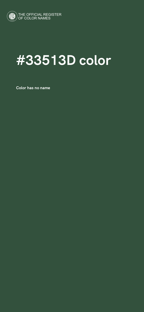 #33513D color image