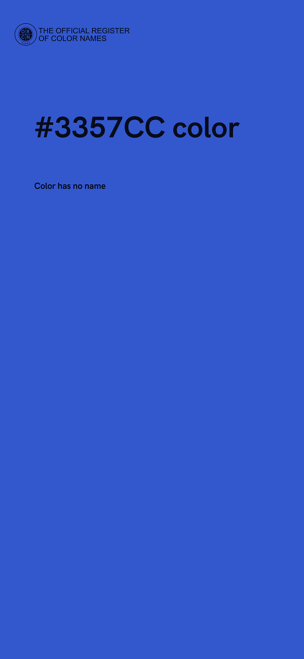 #3357CC color image