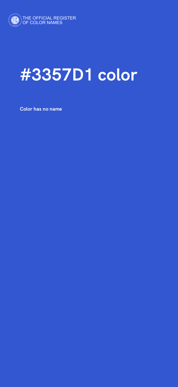 #3357D1 color image