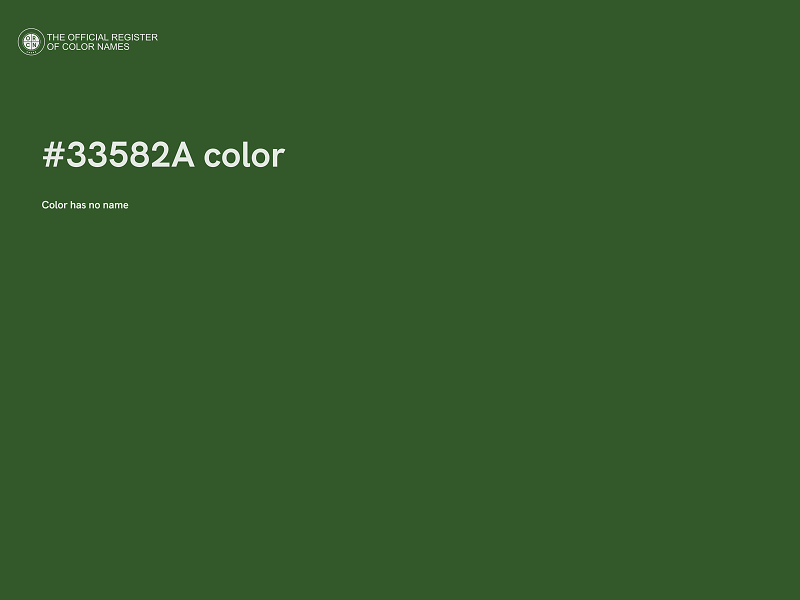 #33582A color image