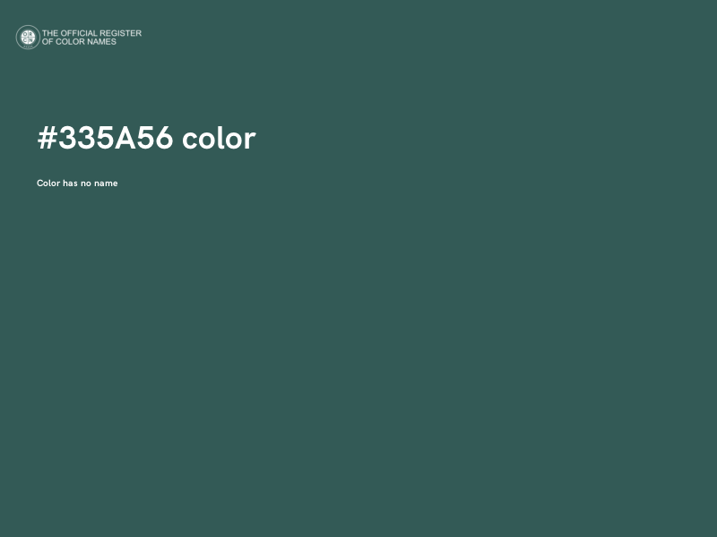 #335A56 color image