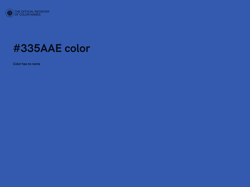 #335AAE color image
