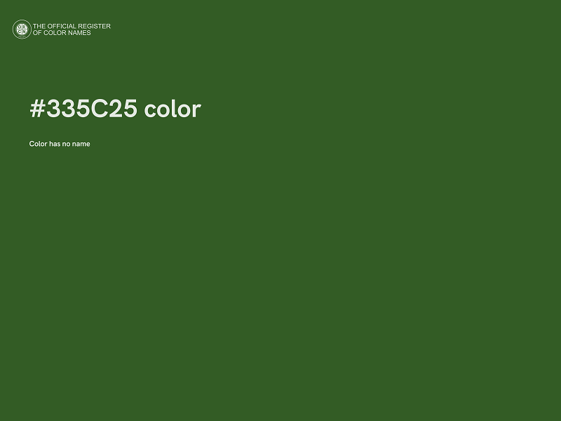 #335C25 color image