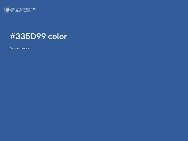 #335D99 color image