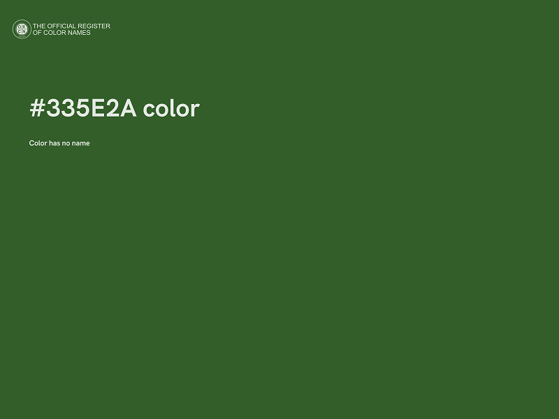 #335E2A color image