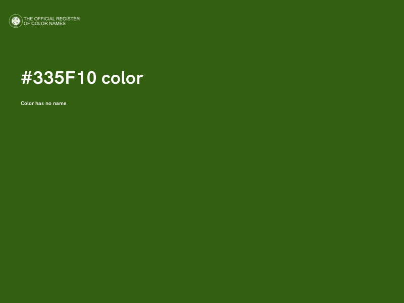 #335F10 color image