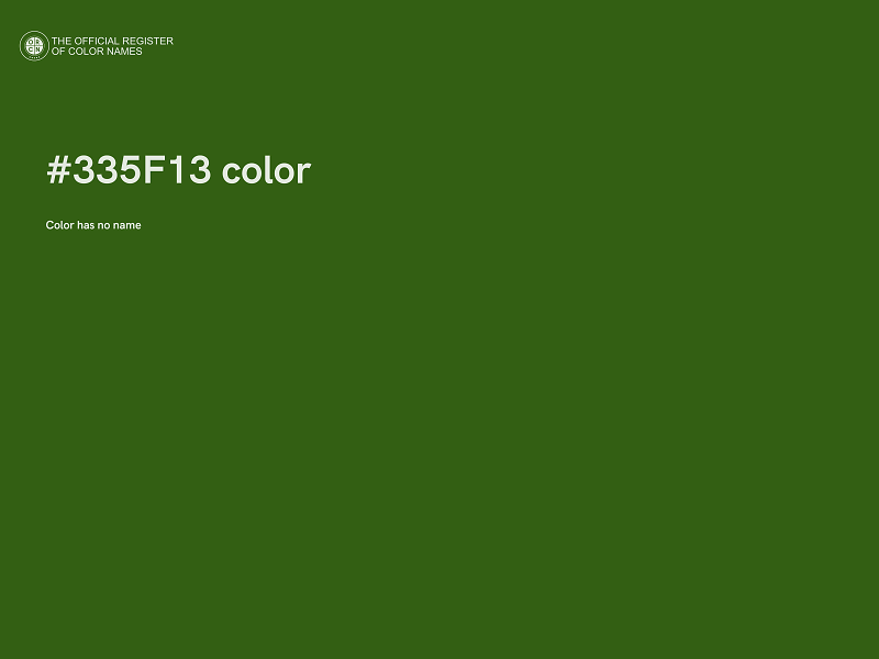 #335F13 color image