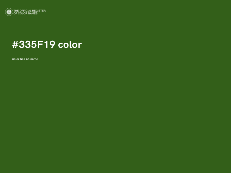 #335F19 color image