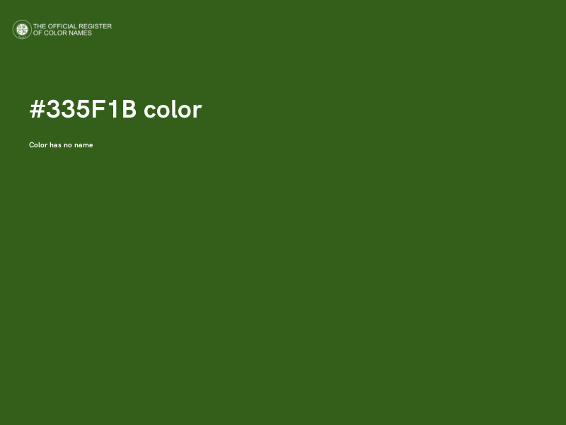 #335F1B color image