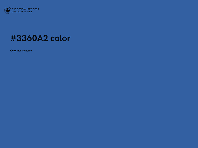 #3360A2 color image