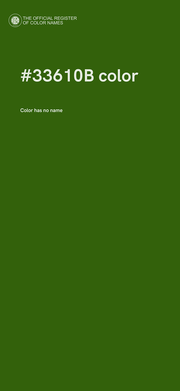 #33610B color image