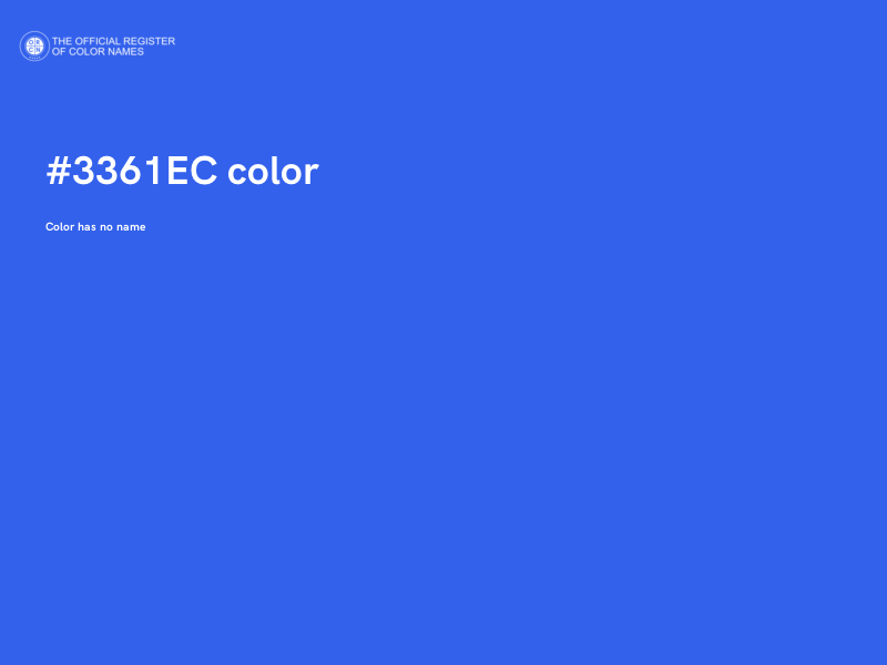 #3361EC color image
