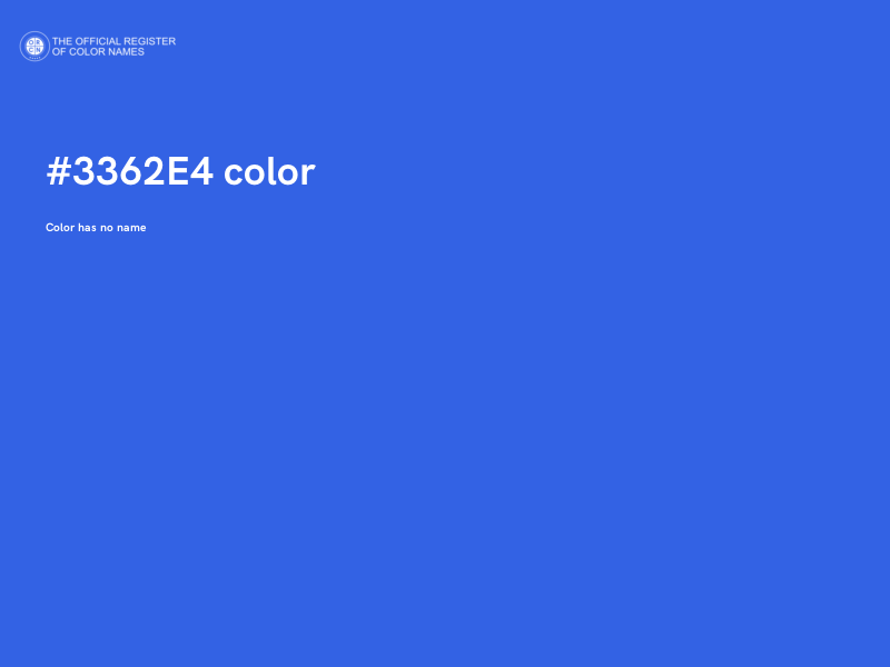#3362E4 color image