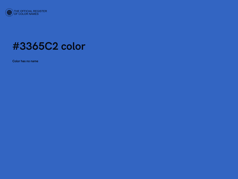 #3365C2 color image