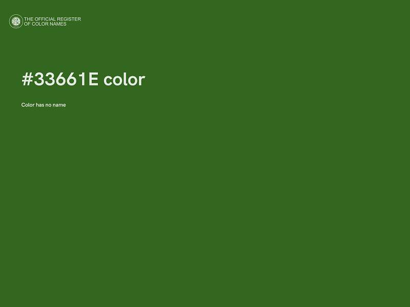 #33661E color image