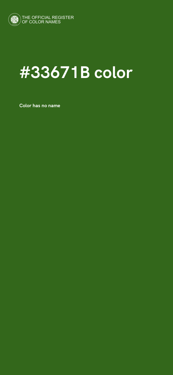 #33671B color image